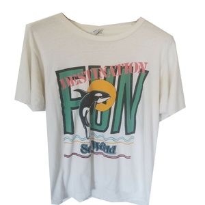 SEA WORLD Shamu Vintage single stitch tee shirt L
